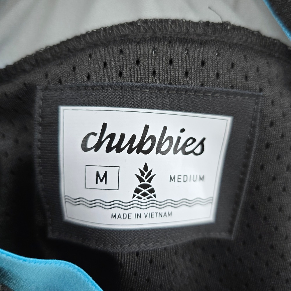 Chubbies Ultimate Sport Jogger Mens Medium Black Tie Dye Paint Parties - Picture 7 of 9